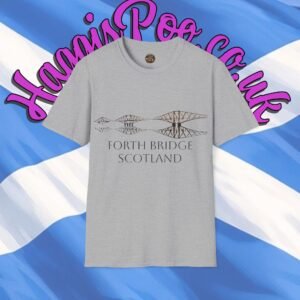 Forth Bridge Scotland T-Shirt — Iconic Forth Rail Bridge Landmark Tee