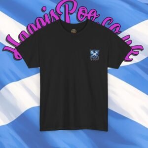 Scotland Forever in my Heart, Breast Printed, Unisex Tee, Scottish T-Shirt, Scotland Lover Gift, High-Quality Cotton Shirt, Exclusive Design
