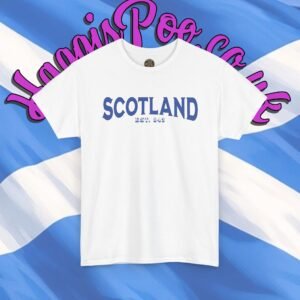 Scotland Established 843 Unisex Tee, Kingdom Tee, Historical Tee, Scottish Pride Shirt, Scotland History T-Shirt
